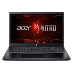 Notebook Acer Nitro V15 ANV15-51-58AZ 13ª Geração Intel Core i5-13420H, 8GB RAM, 512GB SSD, NVIDIA RTX 3050, 15.6" FHD LED IPS 144Hz, Windows 11