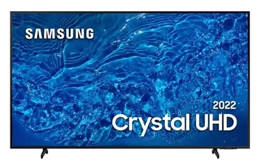 Smart TV Samsung 60" Crystal UHD 4K 60BU8000 2022 Painel Dynamic Crystal Color Design slim Gaming Hu