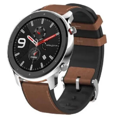 Smartwatch Xiaomi Amazfit GTR A1902 Stainless Steel 47 mm Bluetooth/GPS-Marrom R$839