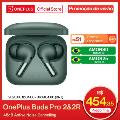 Fone de Ouvido |Novo OnePlus Buds Pro 2 Série 2R