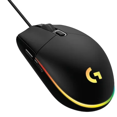 Mouse Gamer Logitech G203 LIGHTSYNC - Preto