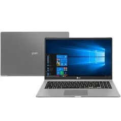 Notebook LG Gram, Intel Core i7, 8GB, SSD 256GB | R$5.300