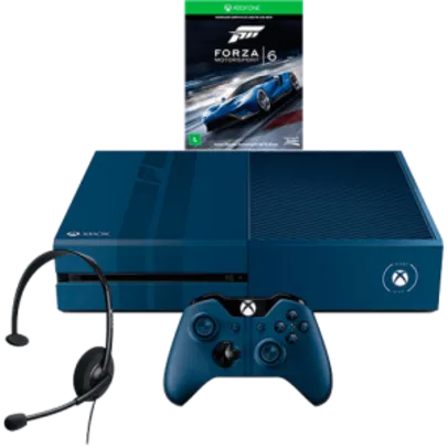 [Submarino] Console Xbox One 1TB Edição Limitada + Game Forza 6 (Via Dowloand) + Headset com Fio + Controle Wireless por R$ 1584