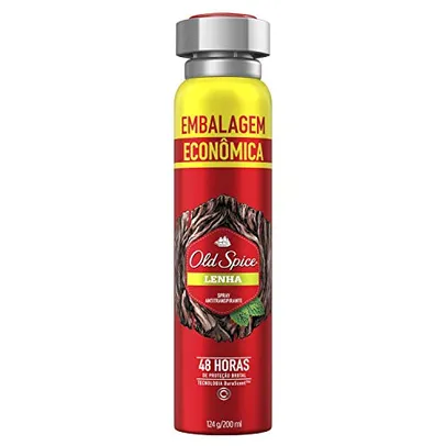 [PRIME] Desodorante Spray Antitranspirante Old Spice Lenha 200Ml