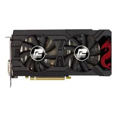 PLACA DE VIDEO POWERCOLOR RADEON RX 570 4GB GDDR5 RED DRAGON 256-BIT, AXRX 570 4GBD5-3DHDV2/OC por R$ 600