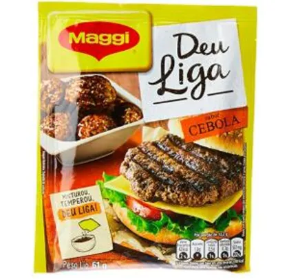 Maggi, Base Culinária, Deu Liga Cebola, 61g ( Min.3 + recorrência) R$3.09