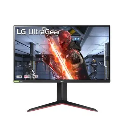 Monitor Gamer LG UltraGear 27 Full HD, 144Hz, 1ms, IPS, HDMI e DisplayPort, HDR 10, 99% sRGB, FreeSync Premium, VESA - 27GN65R