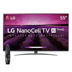 Smart TV LED 55" UHD 4K LG 55SM8100PSA NanoCell