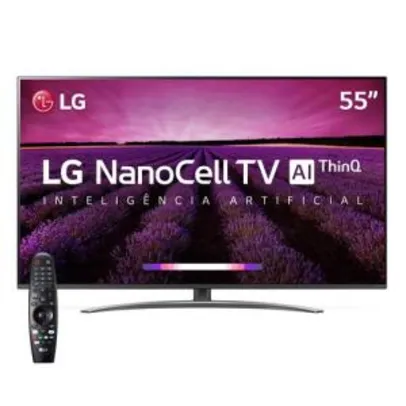 Smart TV LED 55" UHD 4K LG 55SM8100PSA NanoCell