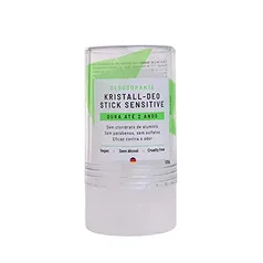 Alva Naturkosmetik Desodorante Stick Kristall Sensitive -120g, Incolor