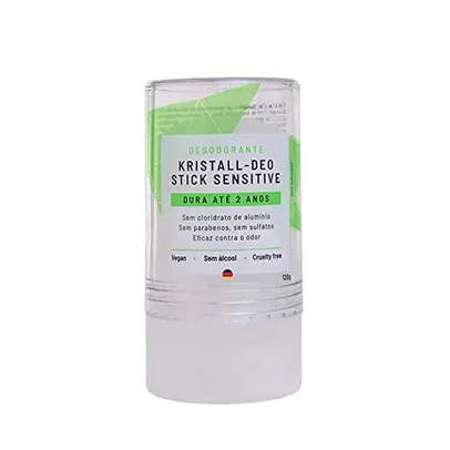 Alva Naturkosmetik Desodorante Stick Kristall Sensitive -120g, Incolor