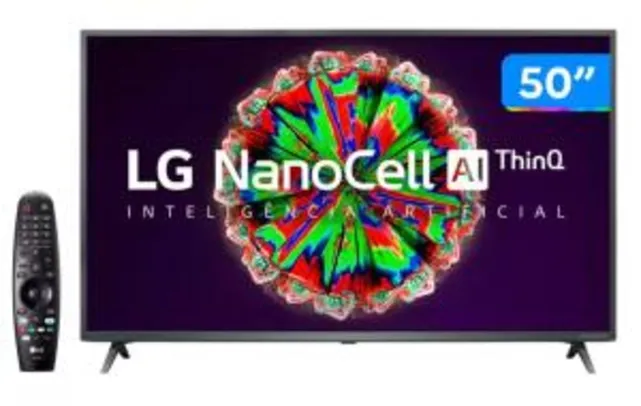 Smart TV 4K UHD NanoCell 50” LG 50NANO79SND - Wi-Fi | R$2599