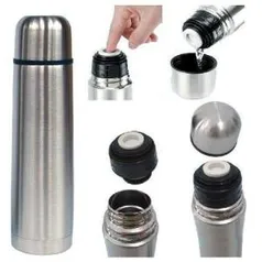 Garrafa Térmica Inox 500ml Inquebrável - R$ 18