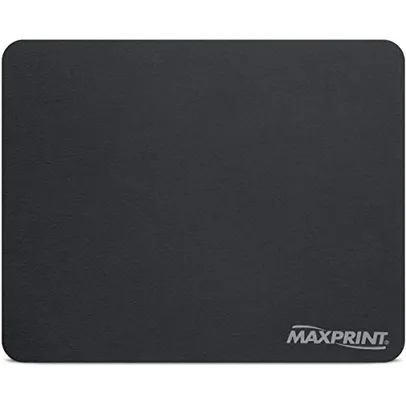 Mouse Pad Tecido Preto 22 x 18 cm - 01 Unidade, Maxprint, 603579