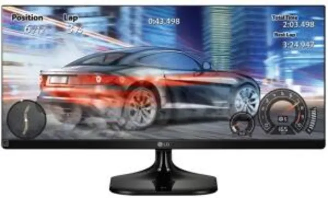 LG 25UM58-PF Ultrawide - Monitor Gamer LED 25" Full HD , Preto R$ 800
