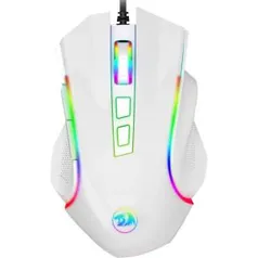 Mouse Redragon Gamer Griffin M607 RGB, 7200 DPI, 6 Botões, White