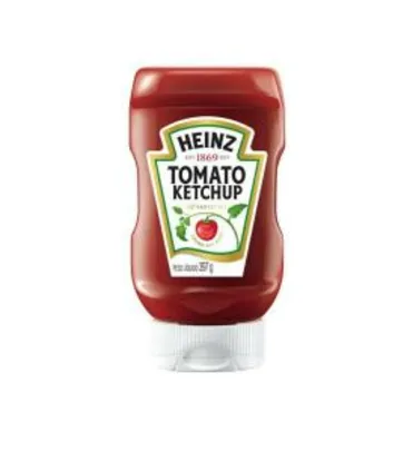 [R$4 de volta ] Ketchup Heinz 397g | R$8