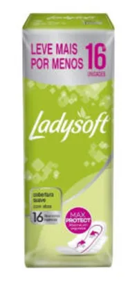 Absorvente Feminino Ladysoft Normal Suave Abas 16 Un Softys | R$3