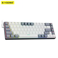 Teclado gamer E-YOOSO Z686 RGB USB 60%