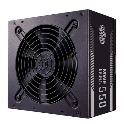 Fonte Cooler Master MWE V2, 550W, 80 Plus Bronze - MPE-5501-ACAAB-WO