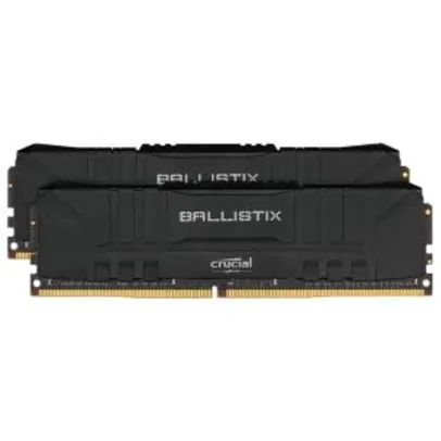 Memória Crucial Ballistix Sport LT, 16 GB (2X8),2666MHz, DDR4, CL16, Preta