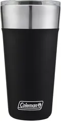 Copo Térmico Para Bebidas Coleman Aço Inox Preto 600ml