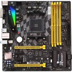 Placa Mãe Biostar Racing B350GTX, Chipset B350, AMD AM4, DDR4 | R$349