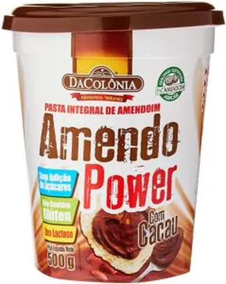 [PRIME] Pasta De Amendoim Amendopower c/ Cacau Zero 500g