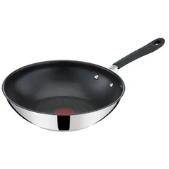 Frigideira Wok Aço Inox Com Indução Tefal Jamie Oliver 28cm