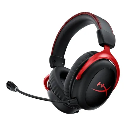 [APP] Headset Sem Fio Gamer HyperX Cloud II Som Surround 7.1, Drivers 53mm, Preto e Vermelho