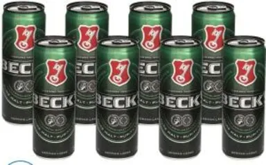 Cerveja Becks Puro Malte Larger - Pack 8 unidades 350ml | R$30