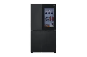 Geladeira Smart LG Inverter Side by Side InstaView 647 litros Cor Black Inox (GC-V257SQV)