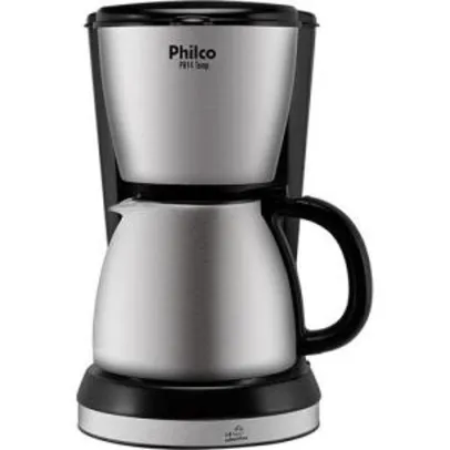 Cafeteira Elétrica Philco PH14TEMP 700ml Metal Preto e Inox - 110 volts - R$40