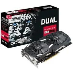 (APP) Placa de Vídeo Asus AMD Radeon RX 580 OC 4GB, GDDR5 - DUAL-RX580-O4G