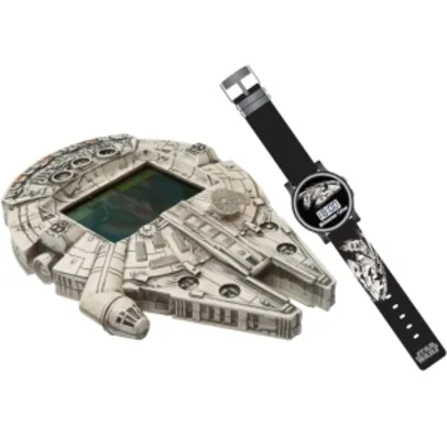 Saindo por R$ 34,9: Mini Game Star Wars Espaçonave e Relógio - R$ 34,90 | Pelando