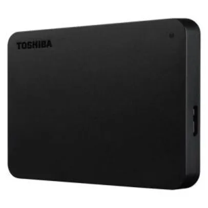 HD Externo Portátil Toshiba Canvio Basics 2TB HDTB420XK3AA USB 3.0 - Preto