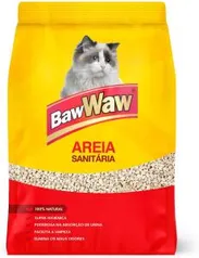 [R$3,38 compra recorrente] BAW WAW AREIA SANITÁRIA PARA GATOS 4kg | R$3,75