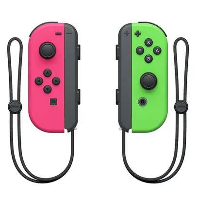 Controle sem fio Joy Con Verde e Rosa - Nintendo Switch