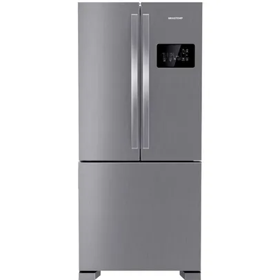 Geladeira Brastemp BRO85AK Frost Free Side Inverse 3 Portas A+++ 554 Litros Inox - 110v