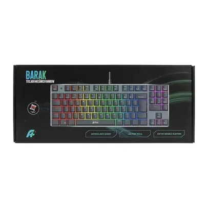 Teclado Gamer APlus Tech Barak Rainbow Mecânico ABNT2 Switch Outemu Red - AP-KB-3996