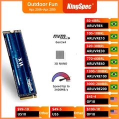 Ssd nmve m2 kingspec ssd m2 nvme 1TB 3.0 gb