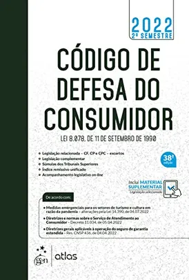 Código de Defesa do Consumidor - Lei 8.078, de 11 de Setembro de 1990 | Capa comum