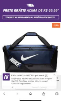 Mala Nike Brasilia 9.0 60 Litros | R$165