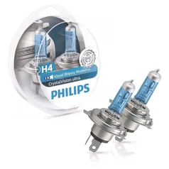 Par Lâmpada H4 Philips Crystal Vision Ultra Cruze 2011-2015