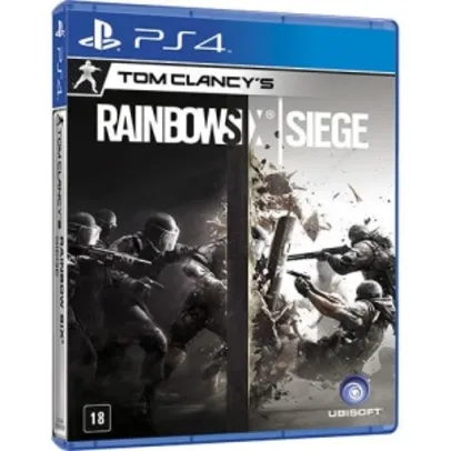 [Americanas] Game - Tom Clancys Rainbow Six Siege - PS4 por R$ 90