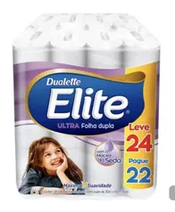 Papel Higiênico Folha Dupla Elite Ultra 24 Rolos