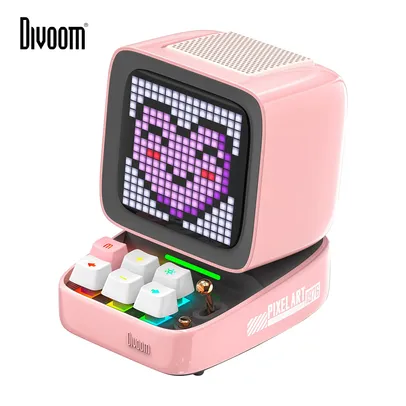 Divoom Ditoo-Pro retro pixel arte bluetooth alto-falante