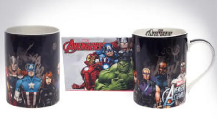 Caneca  Avengers Assemble - R$19