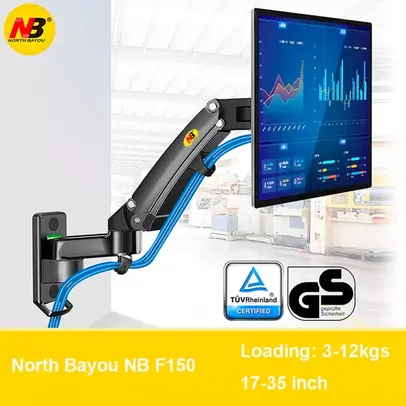 Suporte de Monitor North Bayou NB F150 (Versão Atualizada - 24” a 35”)