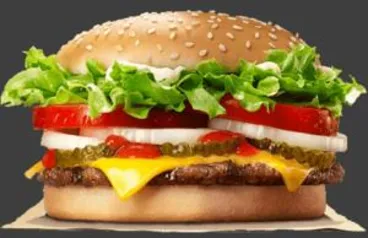 [SÓ HOJE] Whooper R$4,99 no Ifood